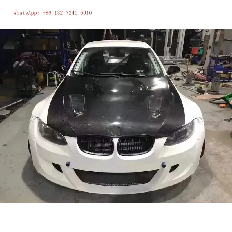 High Performance Auto Body Parts Carbon Fiber Bonnet Engine Cover Front Bonnet Car Hoods for  E92 E93 330i 335i 2005-2012