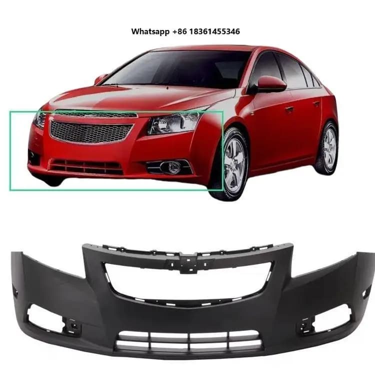 For 2009-2014 Cruze Black Front Bumper Replacement Auto Parts