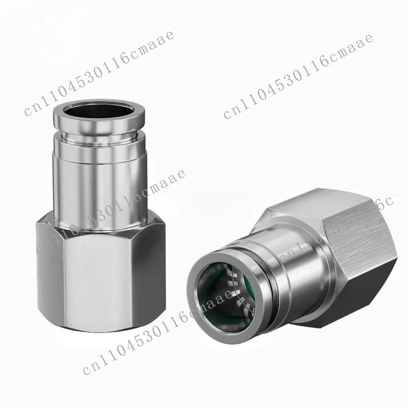 Durable Stainless Steel SPCF 4/6/8/10/12 Female Pneumatic Air Fittings Pneumatic Parts