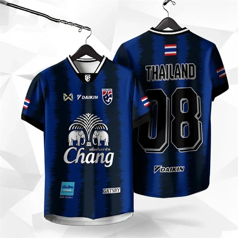 The New Version of the 3D Printed Thai Elephant Short-sleeved Summer Street Fashion Breathable Round-neck T-shirt Is a Popular C