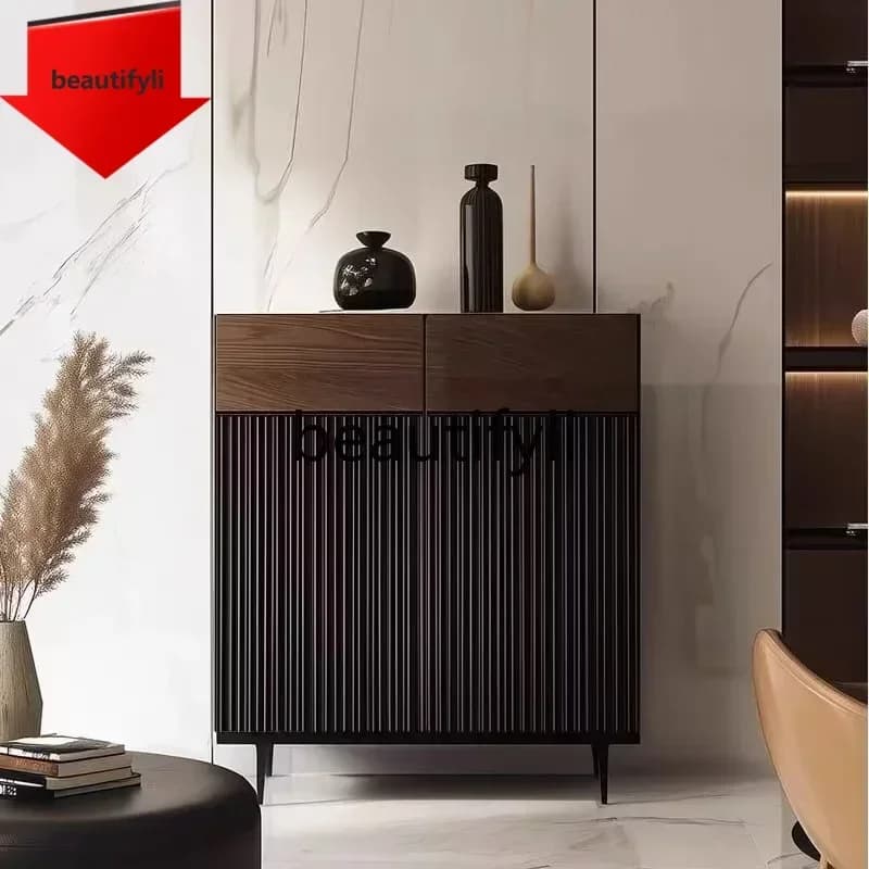 Q181  Light Luxury Italian Dining Side Cabinet Storage Drawer Cabinet Entrance Creative Living Room Bedroom Hotel Restaurant  ll