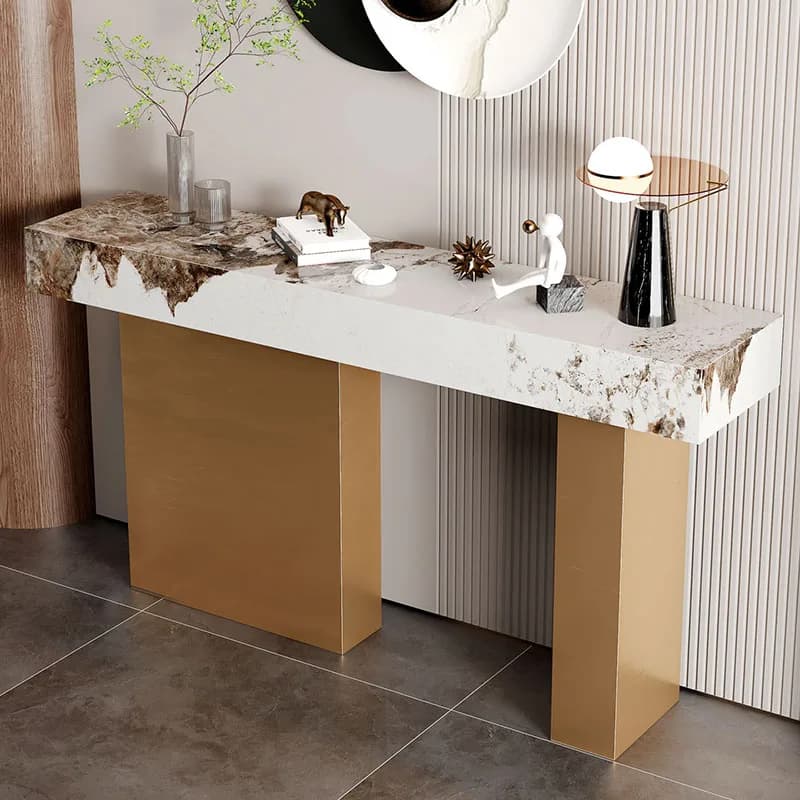 Nordic Minimalist Entrance Table Corner Table Hallway Aesthetic Narrow Hall Luxury Recibidor Para Entrada Furniture Living Room