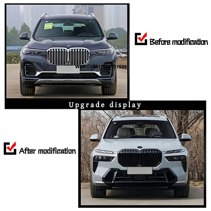 For X7 Series G07 Front & Rear Lip Body Kit with Diffuser Bumper Grill Side Skirts-New Auto Accessories Upgrade Kit
