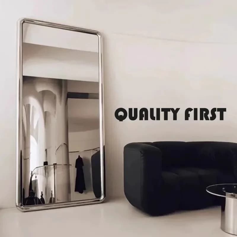 Makeup Long Mirror Aesthetic Full Body Standing Star Girls Floor Mirror Cosmetics Items Living Room Spiegel Wand Home Products