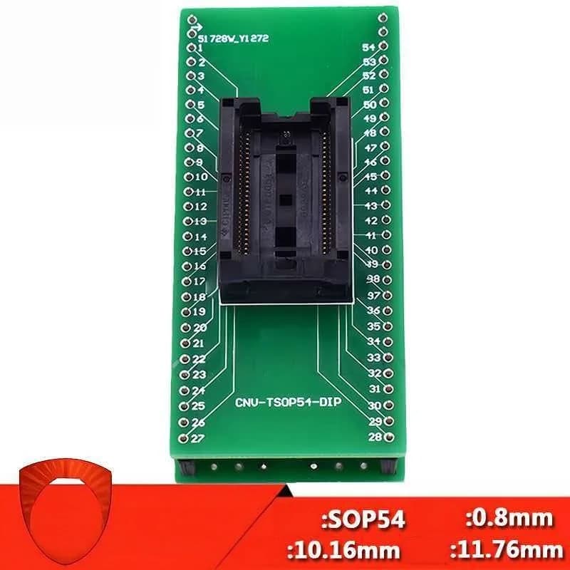 TI original imported CTP054-089AB chip test stand SOP54 spacing 0.8mm chip burning stand