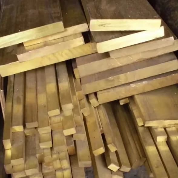 Brass Square Bar 20x20x100mm 20x20x200mm DIY Model Machining Raw Shaft Blank Material