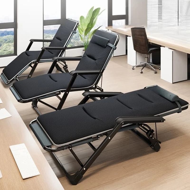 Reclining Chair Folding Office Lunch Break Leisure Back Chair Portable Chair
