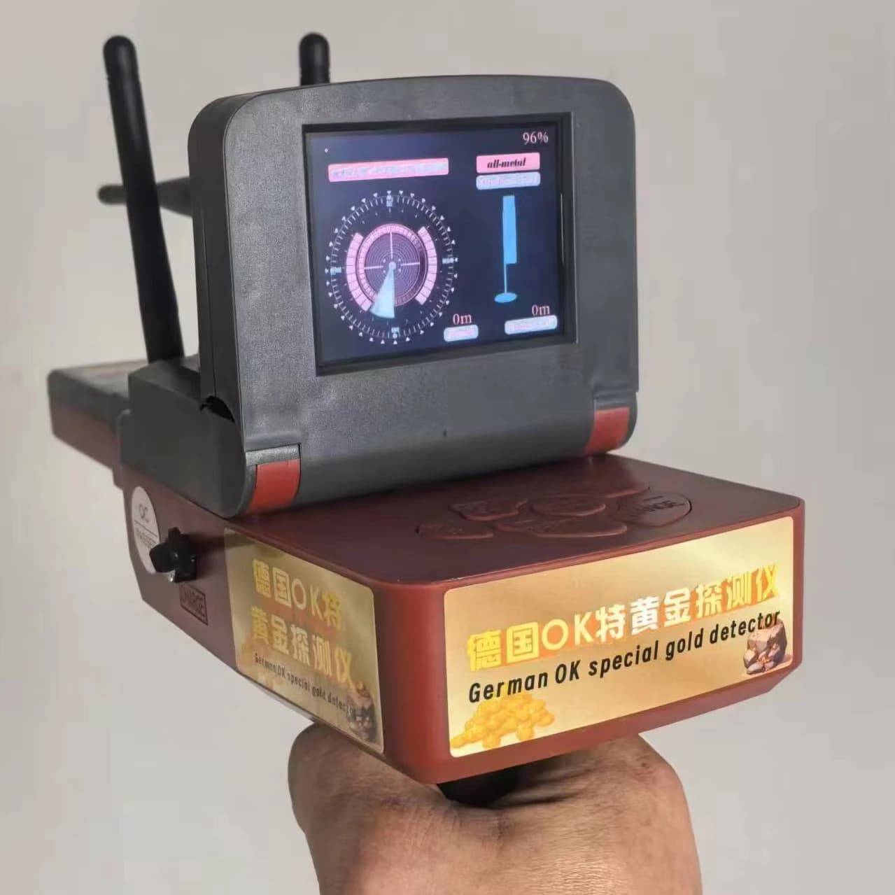 Updated A9 3D Industrial Metal Detector Long Range Depth Treasure Gold Silver Copper Finder