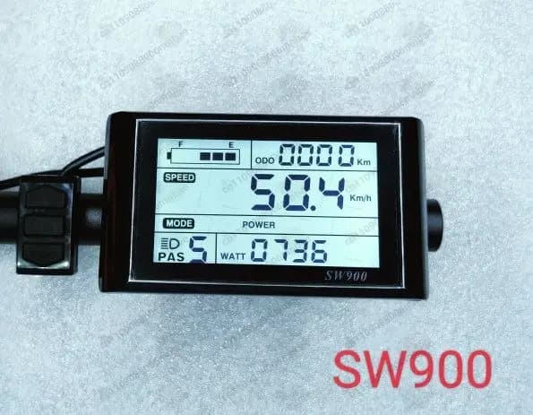 Electric bike 36V48V smart meter display switch SW900 for super 73 SM Plug 6 pin 5 pin