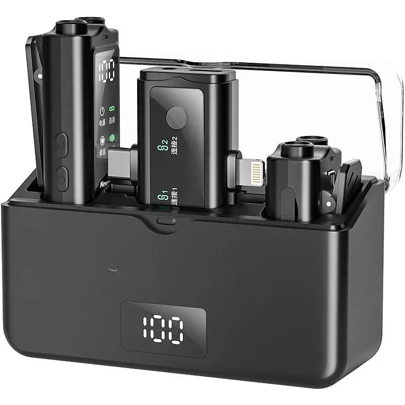 MC218 wireless microphone collar radio microphone to shoot video noise reduction
