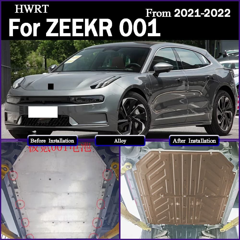 Battery motor lower guard plate Automobiles Parts accesorios para auto tools For ZEEKR 001‌ 2021-2022 Battery Protection Board