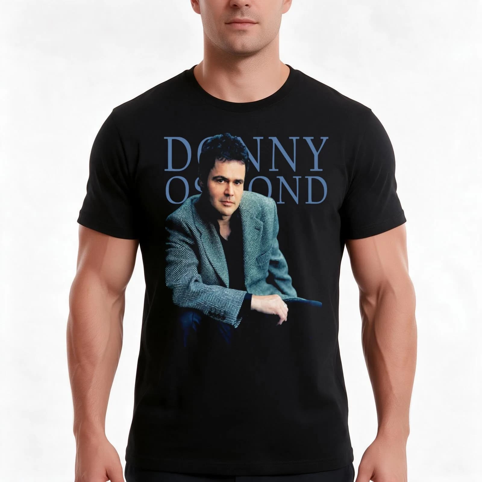 Vintage Donny Osmond tour T-Shirt, Summer Casual Cotton Tee, Oversized Streetwear Tops, Vintage Graphic Print, Unisex Men Women