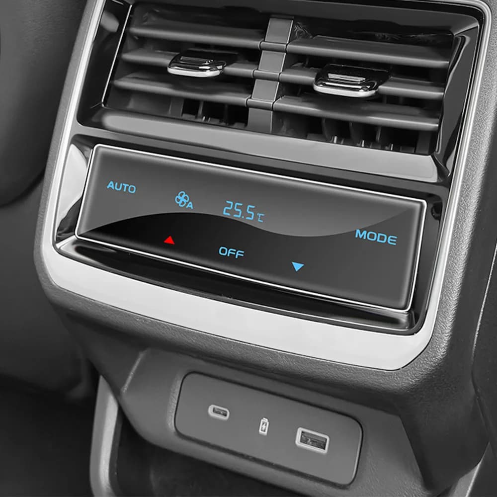 For 2025 Geely Monjaro KX11 Manjaro Rear Air Conditioning Screen Dropper Sticker Car Supplies Control Button Dropper Sticker
