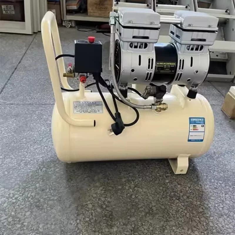 Air Compressor Pump for Heat Press Machine 50L 1500W Silent Oil Free Support Unit