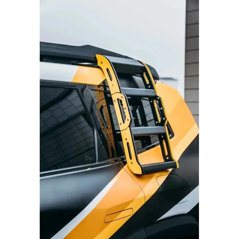 Offroad Folding Roof Ladder, Heavy Duty Outdoor Exterior Mod & Assembly Parts