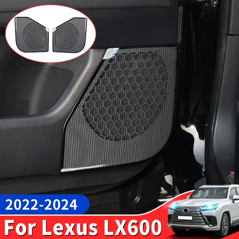 2021-2024 For Lexus 600 LX600 LX500d Interior Modification Accessories Car Door Audio Speaker Cover Decoration 2022 2023