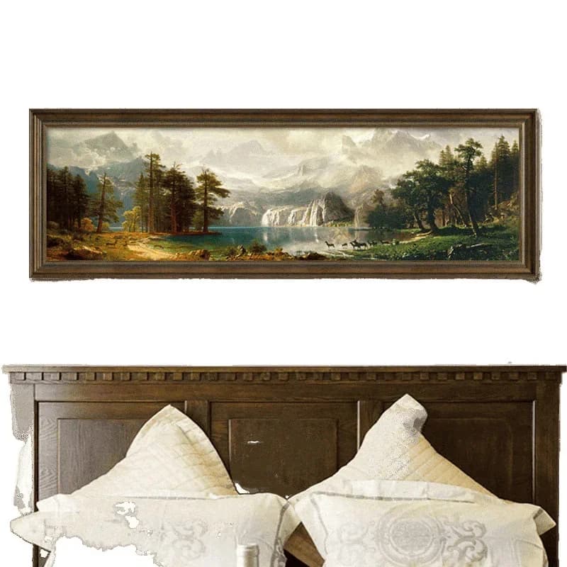 Bedroom decoration paintings, American bedside paintings, European living room murals