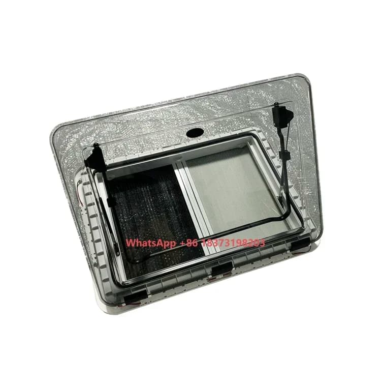 New Arrival RV Window Acrylic Glass Car Roof Skylight Window with Screen Window for Caravan