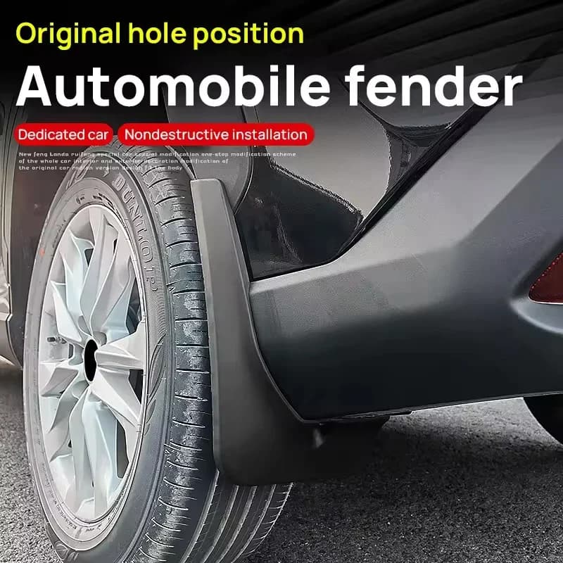 For FORD Escape 2013-2019 4PCS Mud Flaps Splash Guards Front Rear Wheel Fender Mudguards Car Exterior Protection Accessories