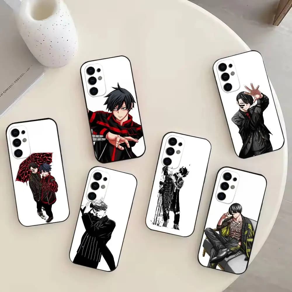 T-TOUGE-N-ANKI   Phone Case For Samsung S25,S24,S21,S22,S23,S30,Ultra,S20,Plus,Fe,Note,10,9,5G Black Cover
