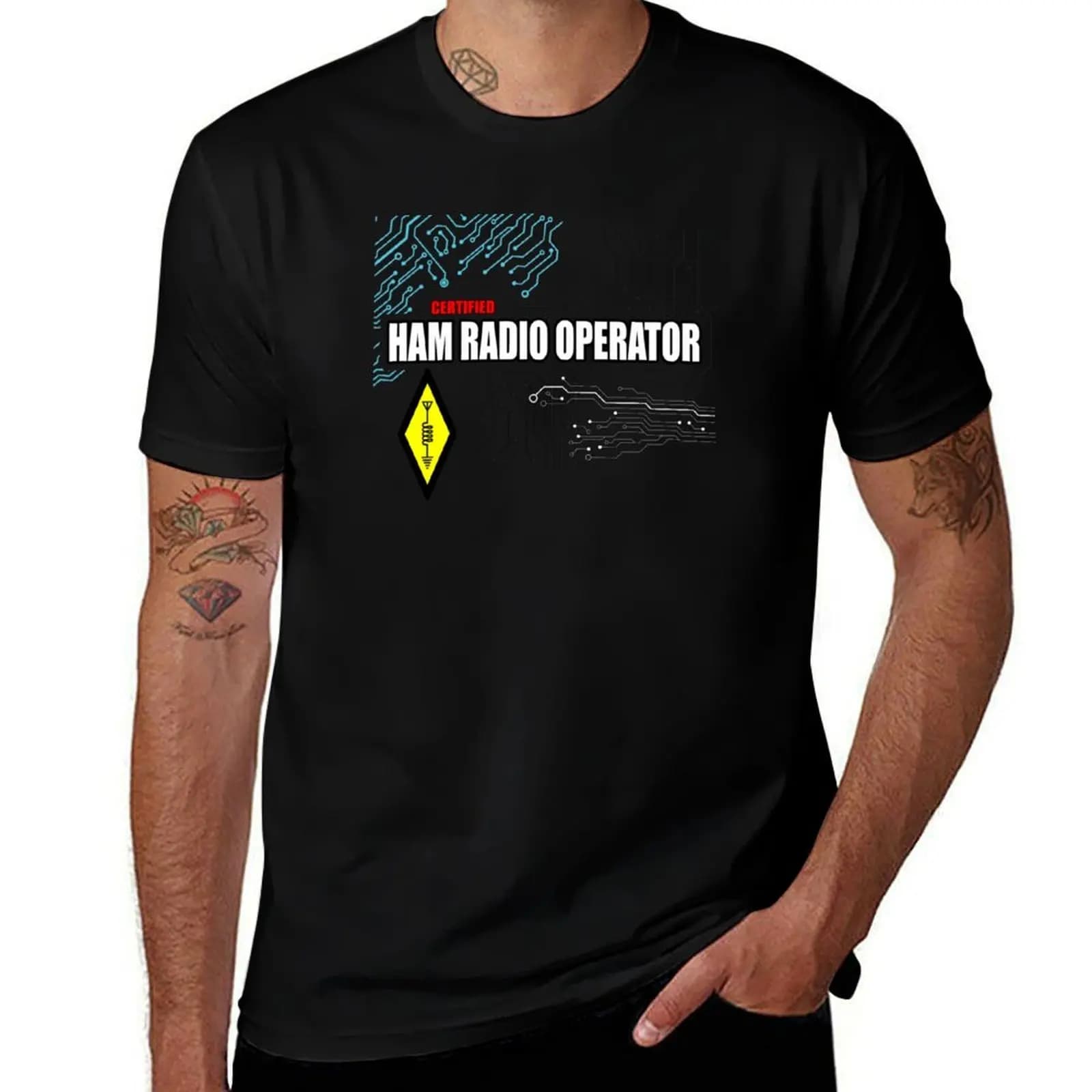 Certified Ham Radio Operator - Ham Radio Electronics T-Shirt funny t shirts man T-Shirt