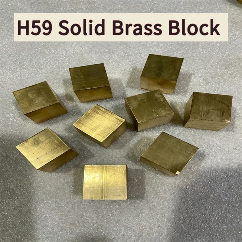 H59 Solid Brass Block  Brass Flat Bar  Machining Industrial Mechanical Parts