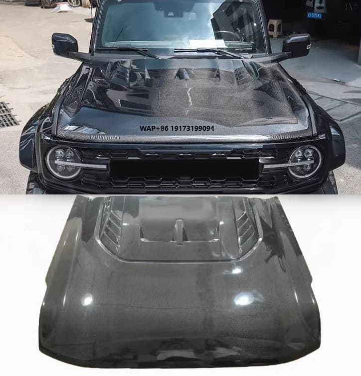 Carbon Fiber Bonnet Hood for BRONCO 2024-2026 Carbon Fiber Front Engine Bonnet Hood