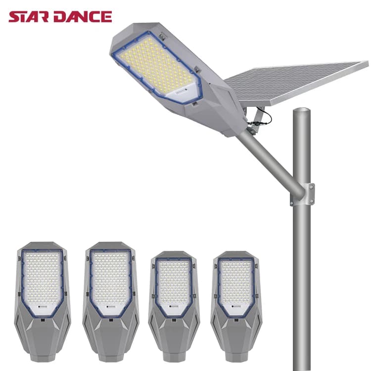 Star Dance 2 Years Warranty Outdoor Wall Mounted Street Light Waterproof Ip65 100W Led Solar Street Light