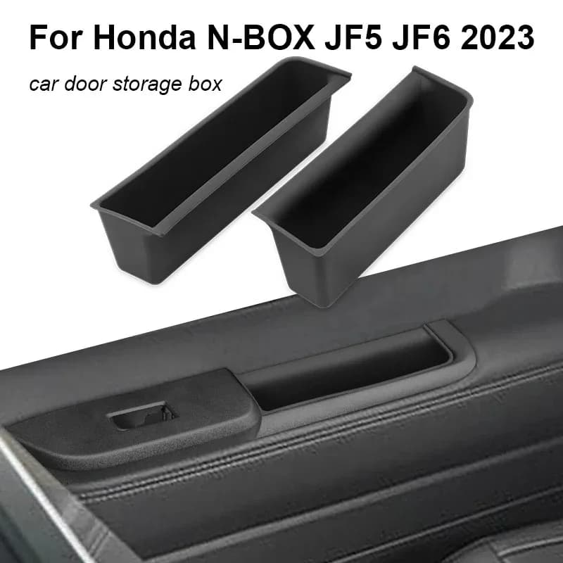For Honda N-BOX JF5 JF6 Center Console Storage Box Copilot Storage Pad Door Handle Storage Box Tray Car Interior Accessories