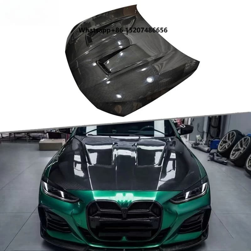 Carbon Fiber  Front Hood  4 Series G22 G23 G26 2021-2025 Front Engine Bonnet Hood Replacement Car Accessories