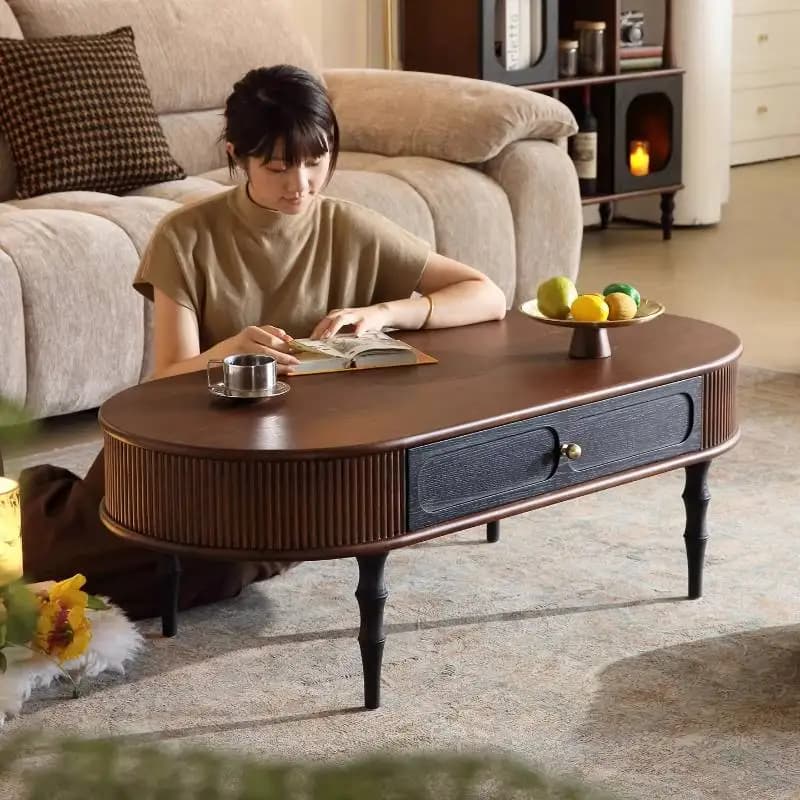Nordic Metal Black Coffee Tables Storage Drawer Luxury Modern Coffee Tables Living Room Designer Couchtisch Furniture For Home