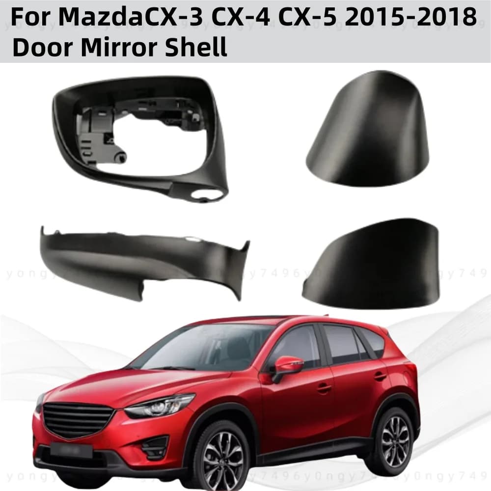 ABS plastic Car Rearview Accessories 2015 2016 2017 2018 For Mazda CX-3 CX-4 CX-5Door Mirror Cover Car Decoration Styling