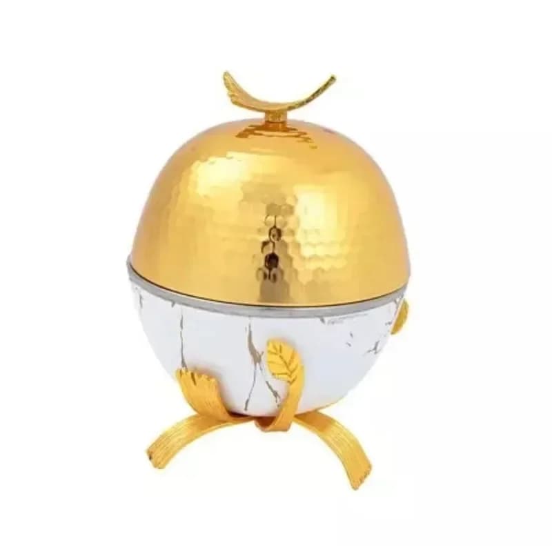 New finished hot pot gold-plated stainless steel rust-proof new design metal hot pot new appearance hot pot