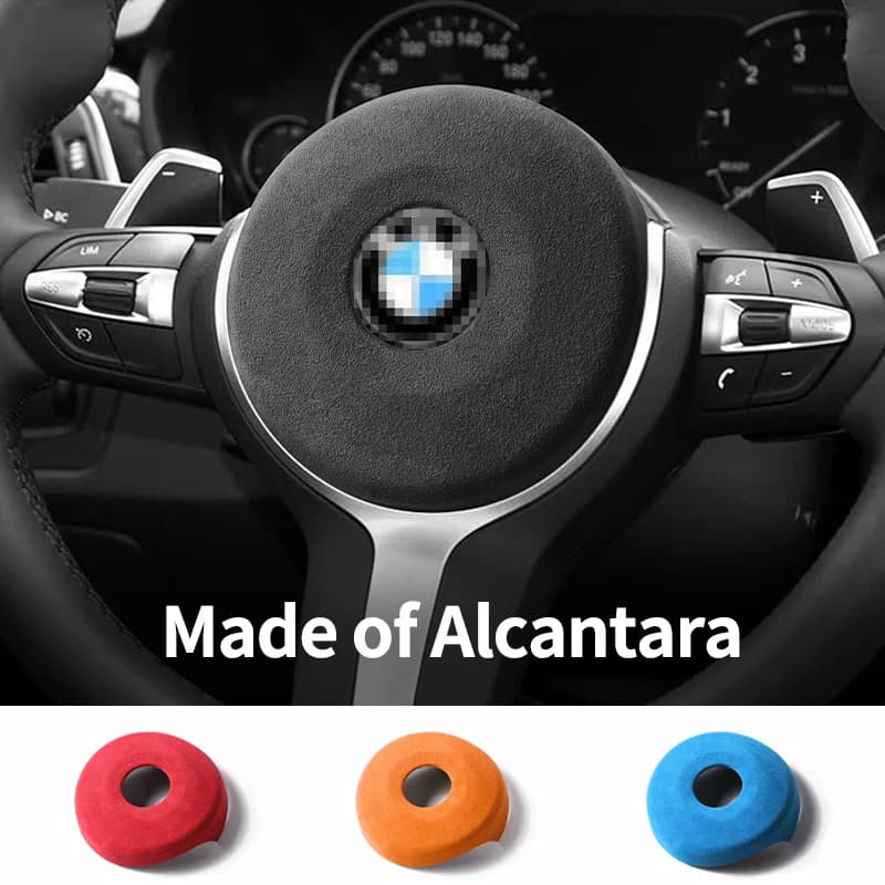 For BMW 1er 2er 3er 5er X1 X2 X3 X4 X5 X6 Steering Wheel Panel Cover Boot Decoration Anti Scratch Car Interior Tuning Accessory
