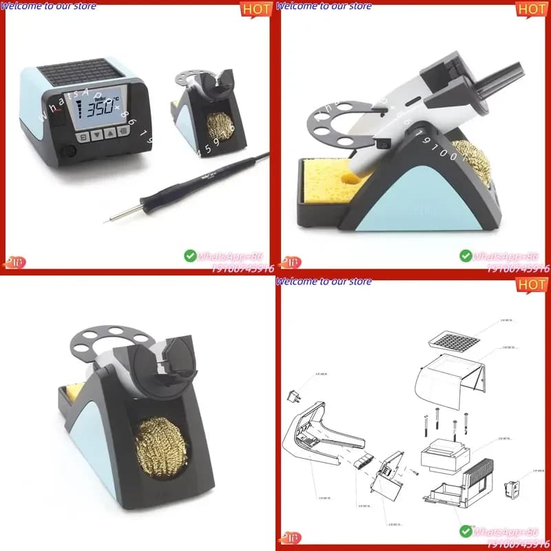 2026 WT1011H Soldering Station Professional Constant Temp Soldering Iron Fast Heat-Up for Electronics Repair & DIY Projects