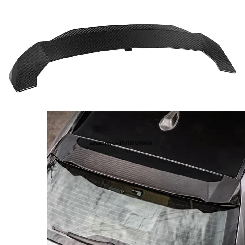 100% Dry Carbon Fiber SQ Style Rear Roof Diffuser Wing Tail Wing is suitable for the trunk diffuser of M3 G81 Touring 2021+ car.