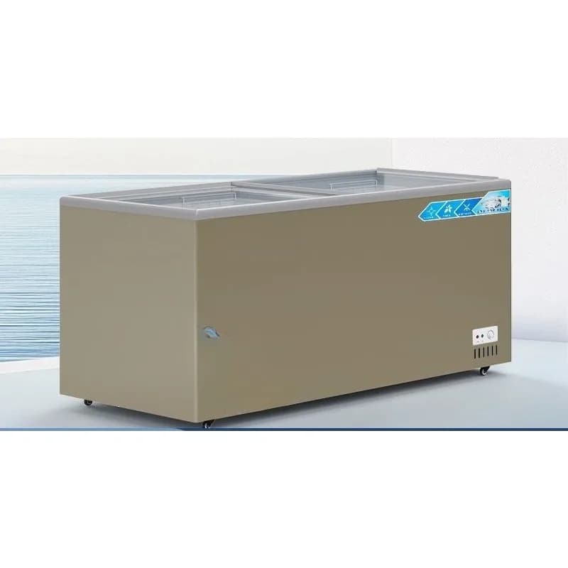 Front transparent display cabinet Seafood cabinet Beverage cabinet Large capacity commercial