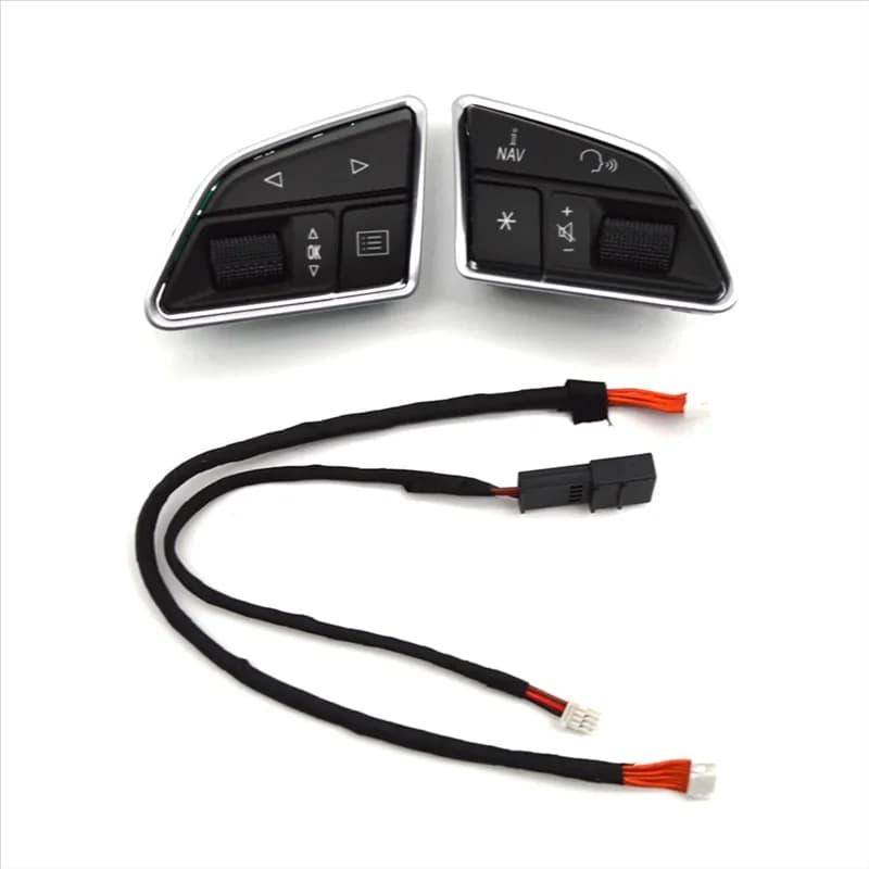 Car Steering Wheel Buttons Plastic Steering Wheel Buttons Support Paddle Function Volume Switch Button For A3 8V