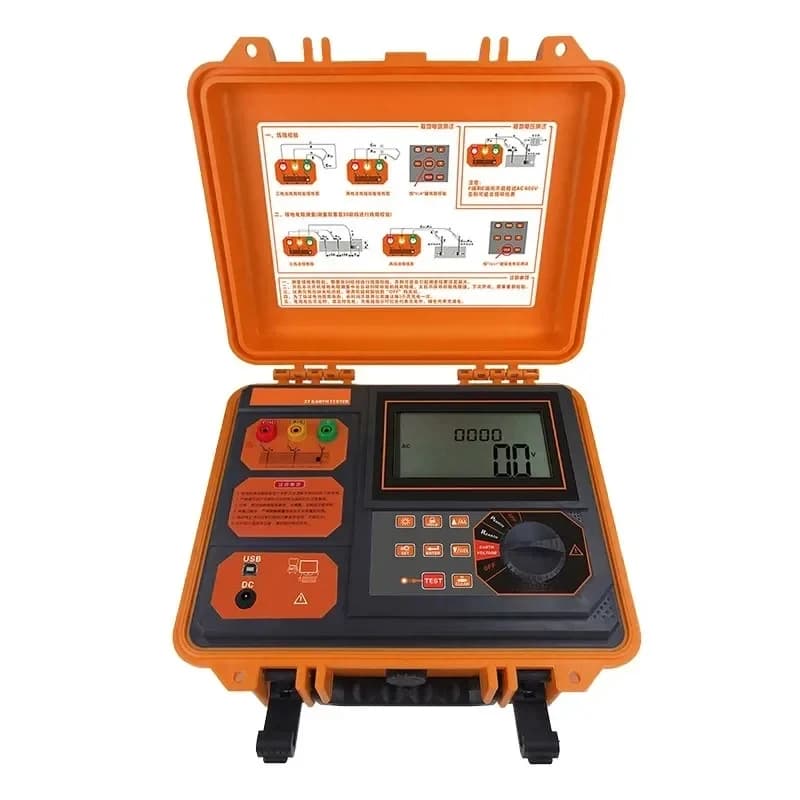 Digital Earth Rnce Tter Two- Three-Wire Method Detection New Standard Den Electrical