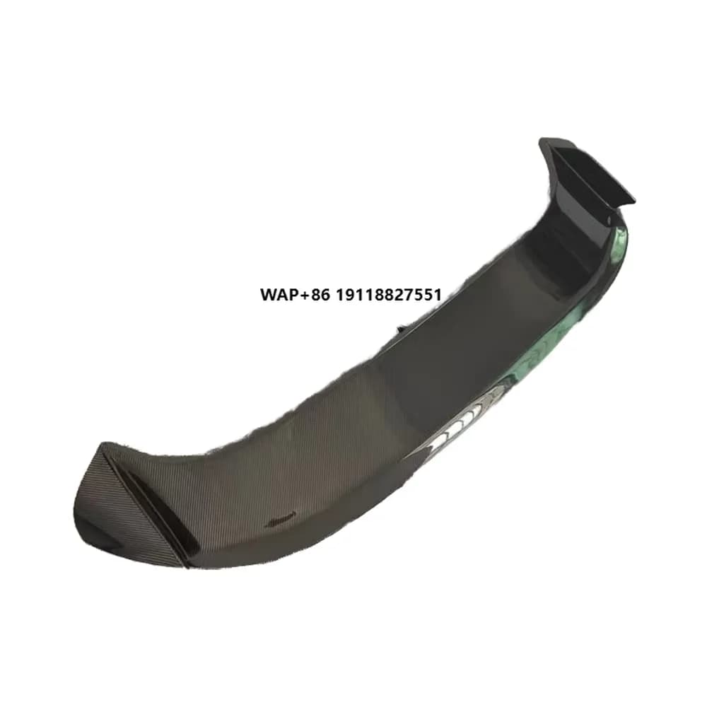 New LQ for F8 Spider 1st Gen 2019- Hard Top Convertible Wing Wet Carbon Fiber Rear Spoiler Universal Fitment Bolt-On
