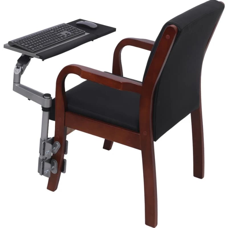 Laptop bracket, computer rack, keyboard, mouse bracket, lazy folding lifting office four-legged chair, multi-functional