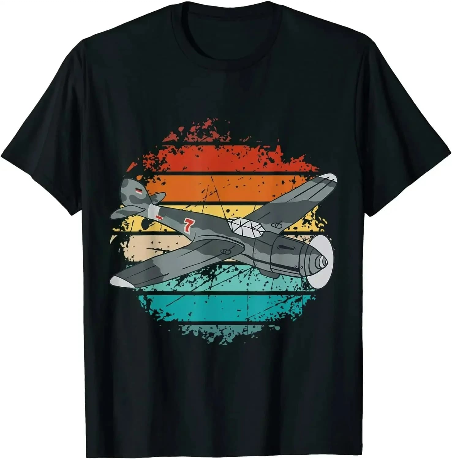 Vintage  Warplanes JU-87 Stuka ME 262 BF-109 T-Shirt. Summer Cotton Short Sleeve O-Neck Mens T Shirt New S-3XL