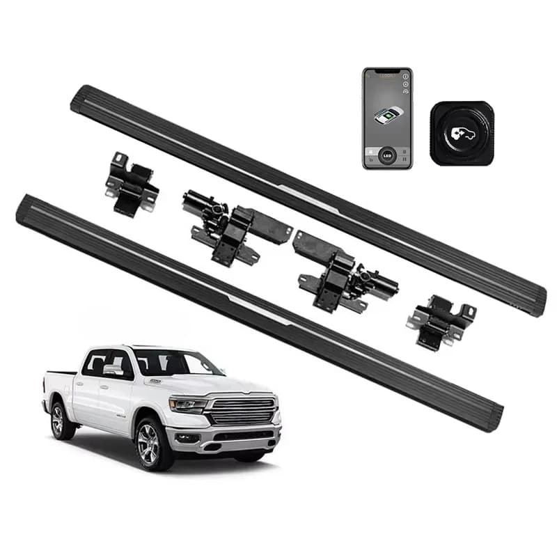 Electric Side Step Power Running Boards For  Ram 1500 2011+ Aluminum Alloy Pickup Door Pedal