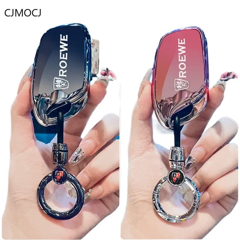 Premium TPU Key Cover Case for Roewe RX5 / I5 Plus / I6 / D5X / Clever / RX5 Max / M7 / RX3/D7 (2024) - Protective Key Fob Shell