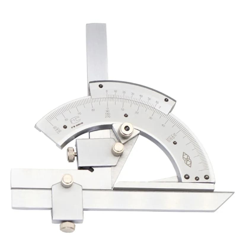 0-320 ° universal angle ruler 0-360 ° angle ruler Sichuan brand high-precision multi-function protractor vernier