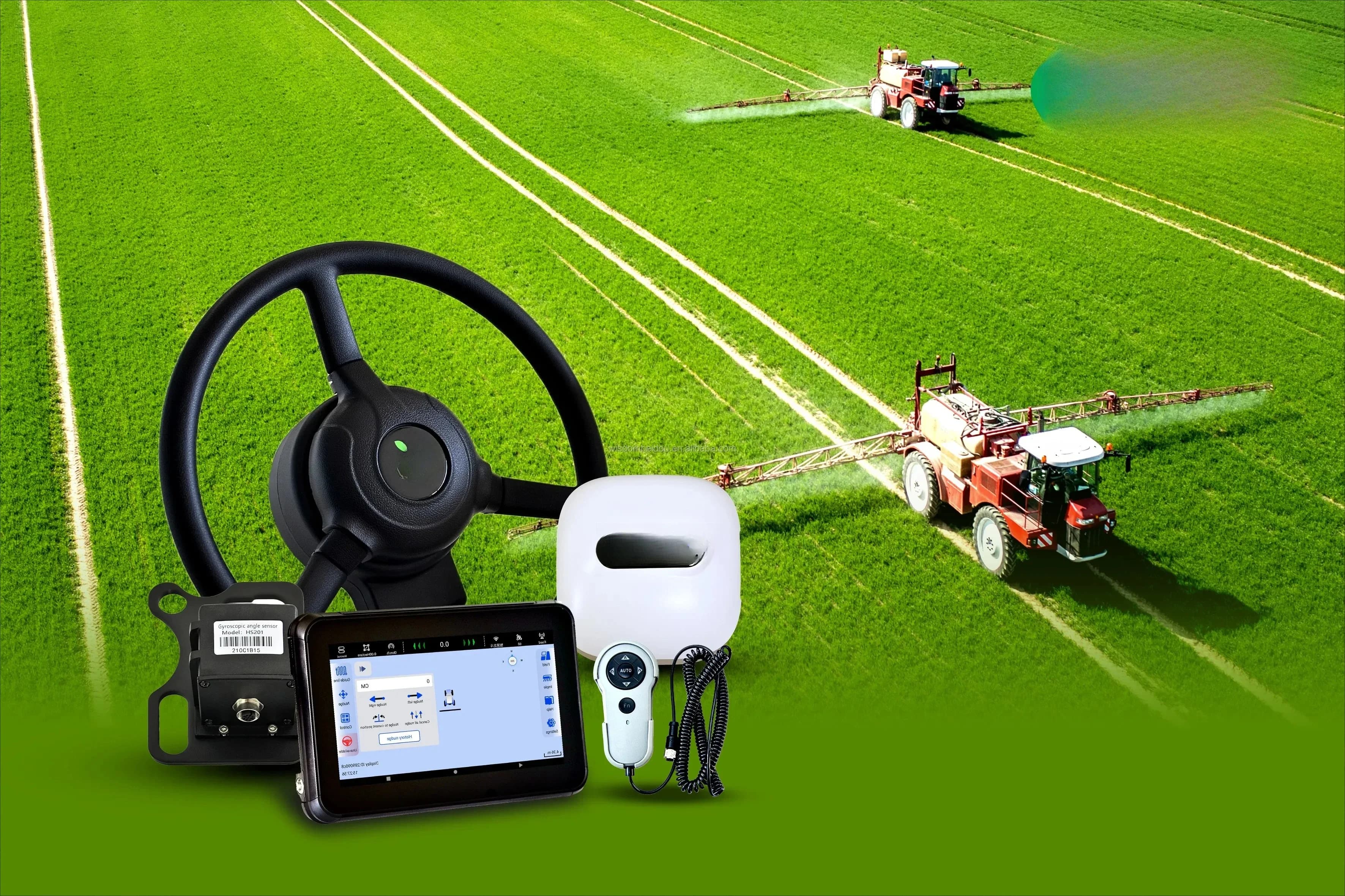 Auto Steering System Tractor GPS Agriculture Machinery Guidance Harvester Transplanter Automatic Steer