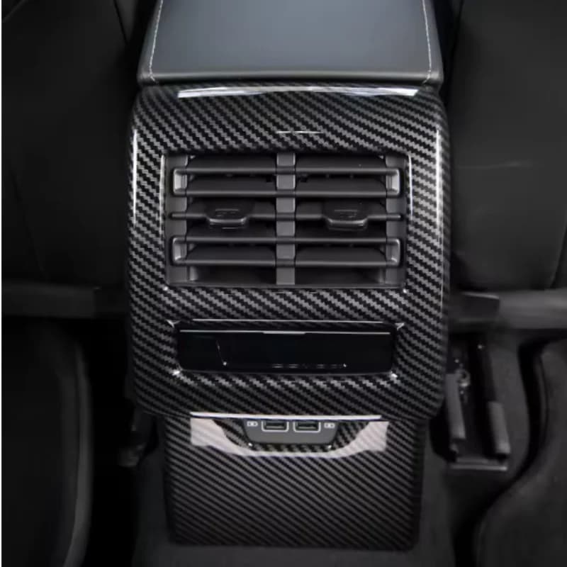 For Volkswagen VW Golf 8 MK8 2020 -2022 ABS Car armrest box rear seat air conditioning air outlet decorative frame accessories