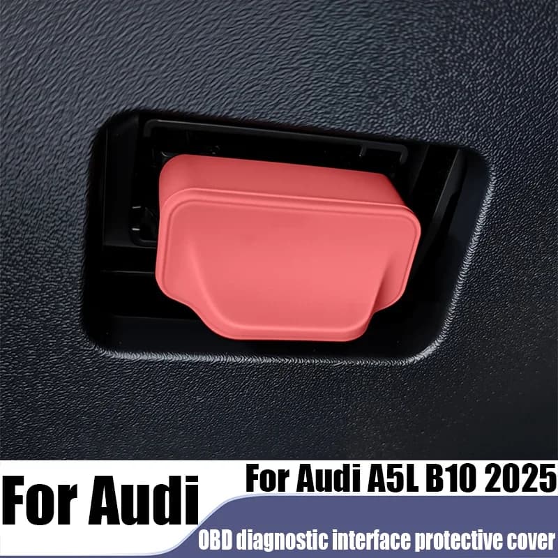 For Audi A5L B10 2025 OBD diagnostic interface protective cover modification car interior decoration accessories waterproof