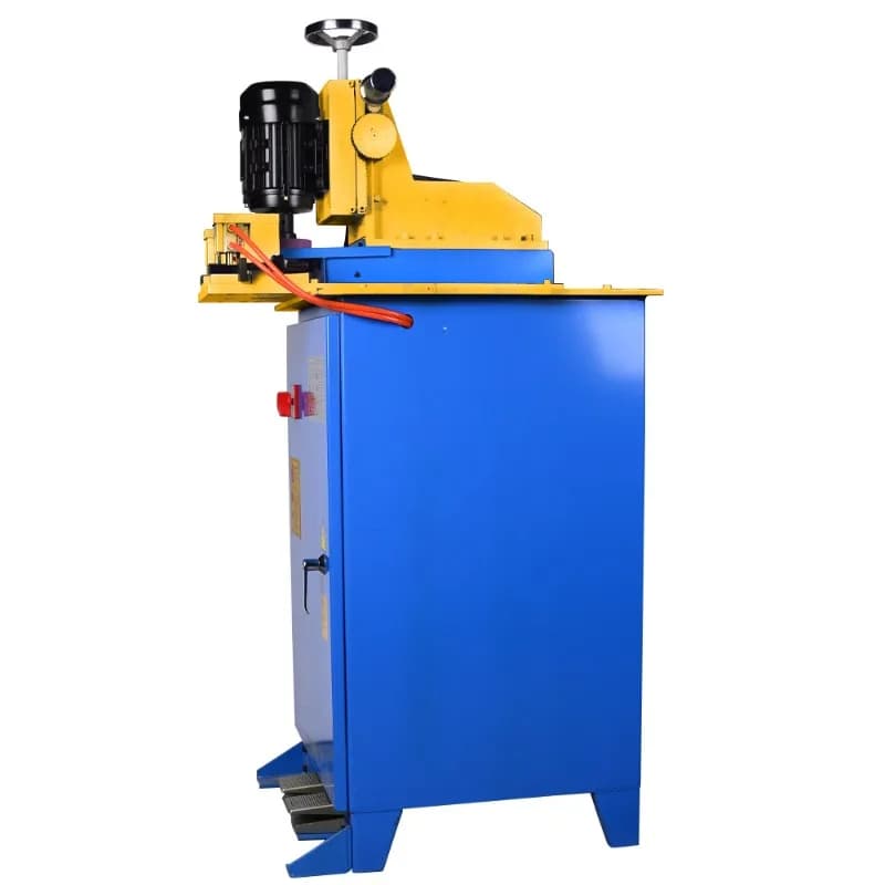 Automatic large band saw blade welding burr grinder alloy saw blade slag cleaning butt welding equipment