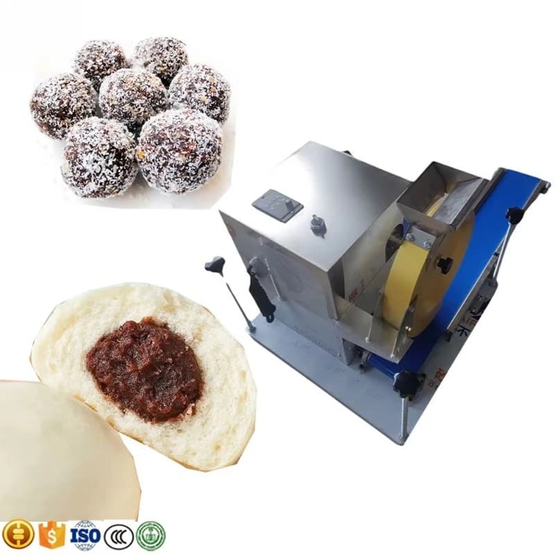 Automatic Energy Ball Protein Date Rounding Machine Food Grade Stainless Steel Dough Maker 110x65x65cm Kitchen Appliance